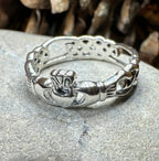 Folklore Irish Claddagh Ring in Sterling Silver
