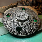 Large Irish Pride Claddagh Plaid Pin