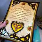 Wooden Irish Wedding Blessing Wall Plaque