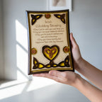 Wooden Irish Wedding Blessing Wall Plaque
