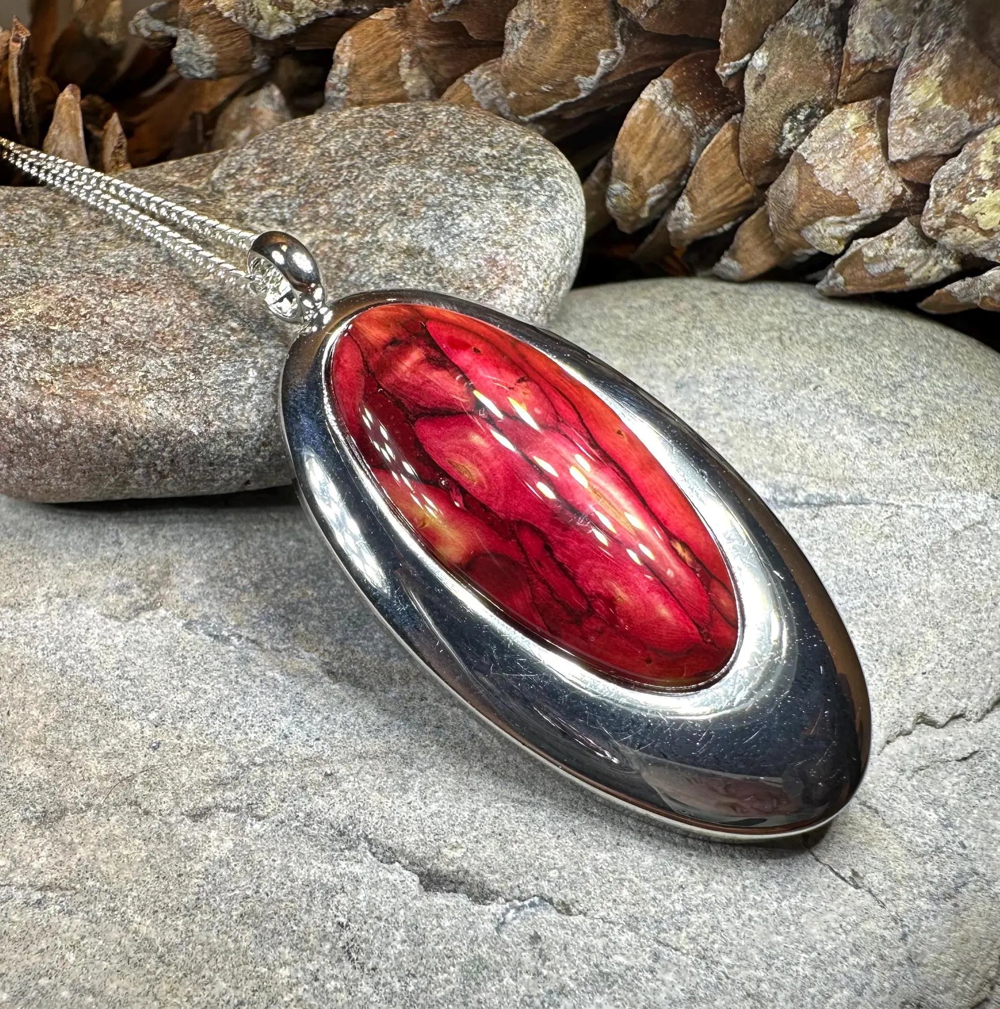 Scottish Highlands Heathergems Necklace - Handmade in Scotland