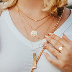 Crystal Magen David Personalized Name Necklace
