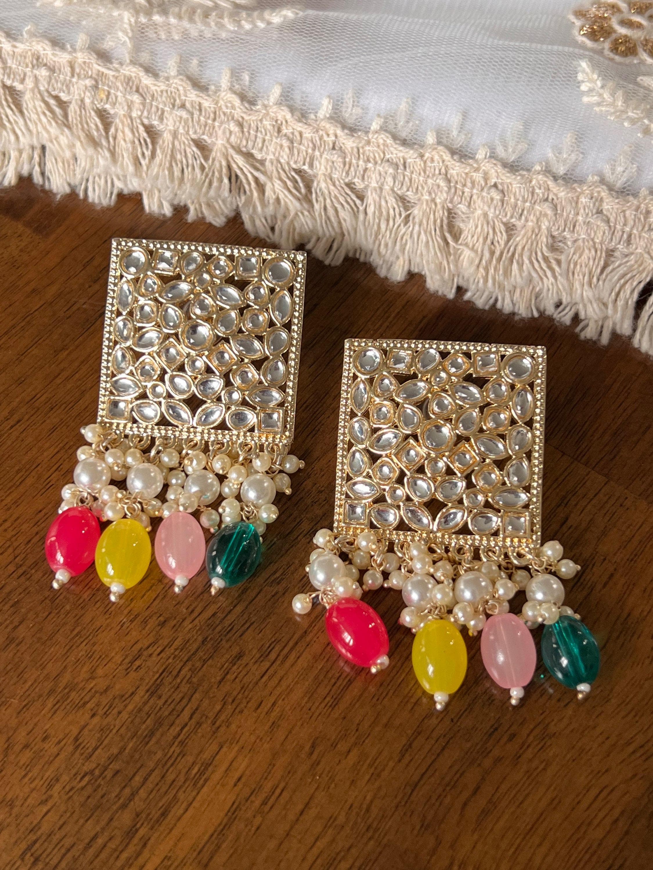Kundan earrings