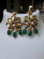 Kundan earrings by Kurti Connection USA