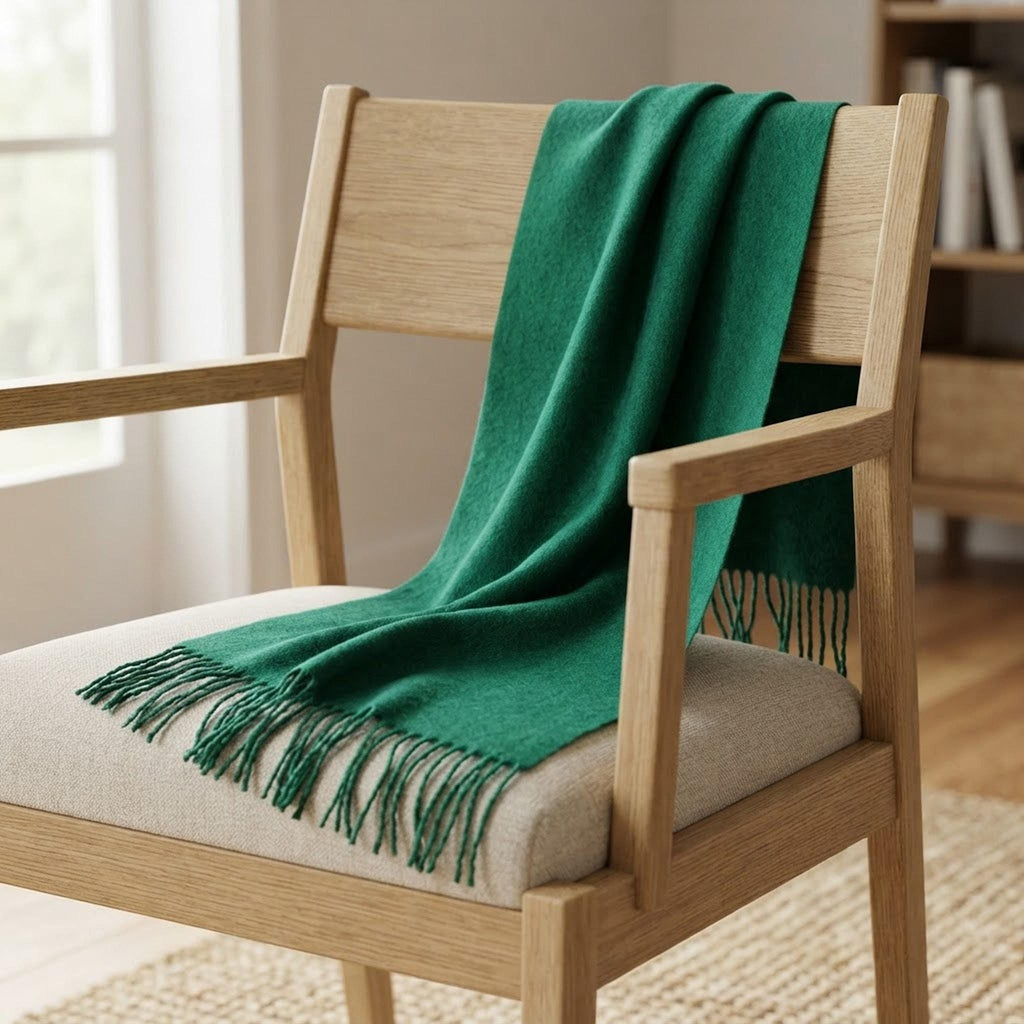 Alpaca Scarf (Emerald Sheen)