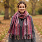 Alpaca Scarf (Berry Burst)