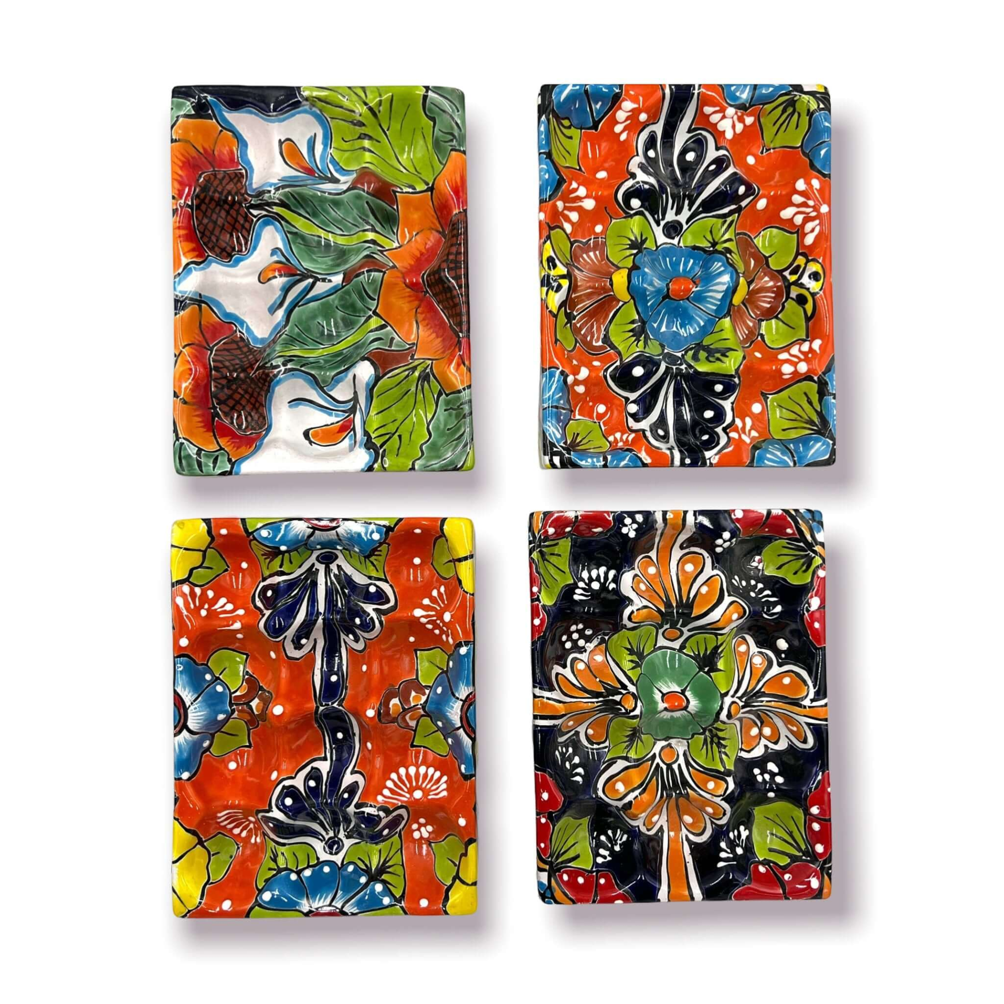 Talavera Ceramic Egg Holder | Hand-Painted Mexican Kitchenware