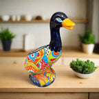 Talavera Duck Planter | Colorful Hand-Painted Mexican Ceramic Art