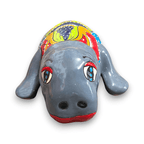 Mexican Handmade Seal Statue | Colorful Talavera Seal (Medium Size)