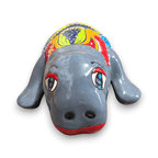 Mexican Handmade Seal Planter | Colorful Talavera Seal (Medium Size)