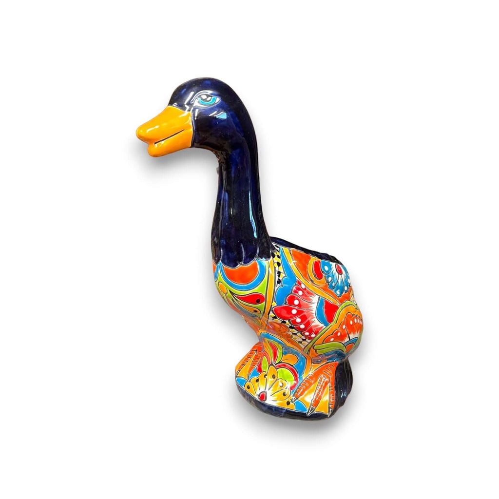 Talavera Duck Planter | Colorful Hand-Painted Mexican Ceramic Art