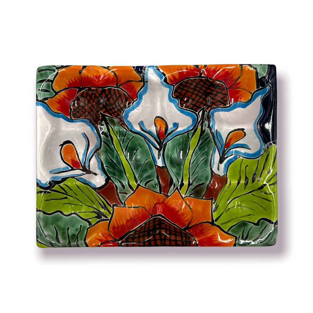 Talavera Ceramic Egg Holder | Hand-Painted Mexican Kitchenware