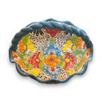 Talavera Fruit Basket | Colorful Hand-Painted Centerpiece