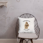 I'll gladly take the stairs to avoid small talk funny vintage style Premium Pillow for introverts La Vie Bien I'll gladly take the stairs to avoid small talk funny vintage style Premium Pillow for introverts