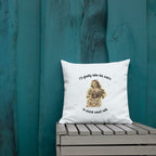 I'll gladly take the stairs to avoid small talk funny vintage style Premium Pillow for introverts La Vie Bien I'll gladly take the stairs to avoid small talk funny vintage style Premium Pillow for introverts