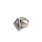 Illuminati Statement Ring in Heritage Silver by The Bullish Store