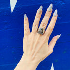 Illuminati Statement Ring in Heritage Silver by The Bullish Store