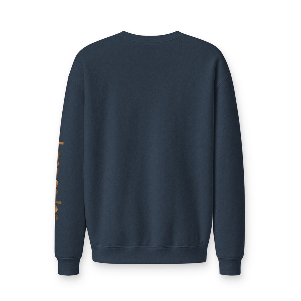 Im Hier Und Jetzt Crewneck Sweatshirt, metallic foil print German Phrase In the Here and Now, Let it go meditative phrases, Minimal Script Sweatshirt La Vie Bien Im Hier Und Jetzt Crewneck Sweatshirt, metallic foil print German Phrase In the Here and Now, Let it go meditative phrases, Minimal Script