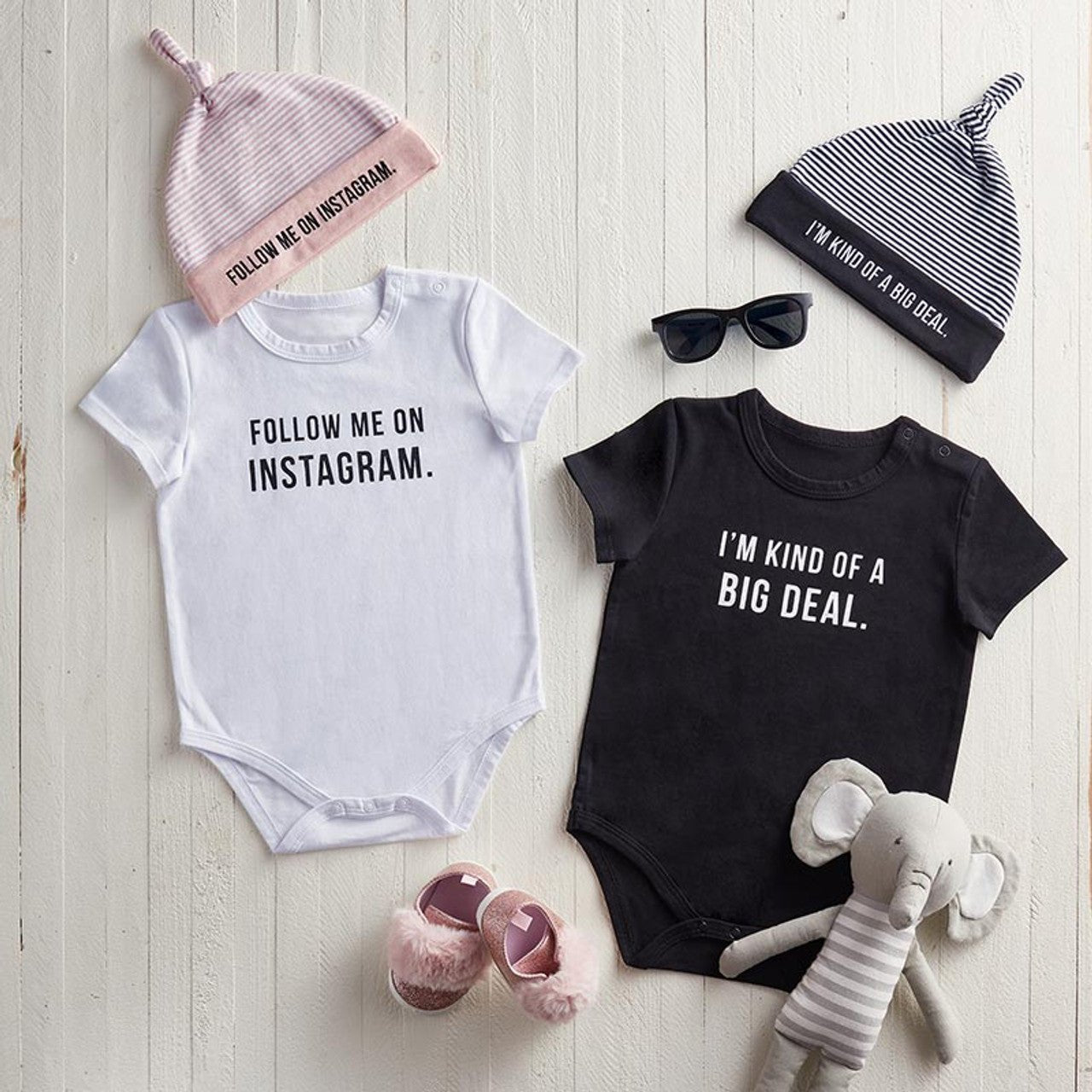 I'm Kind Of A Big Deal Cotton Snapshirt | Unisex Baby Short Sleeve One - Piece Body Suit | Size 6 - 12 months
