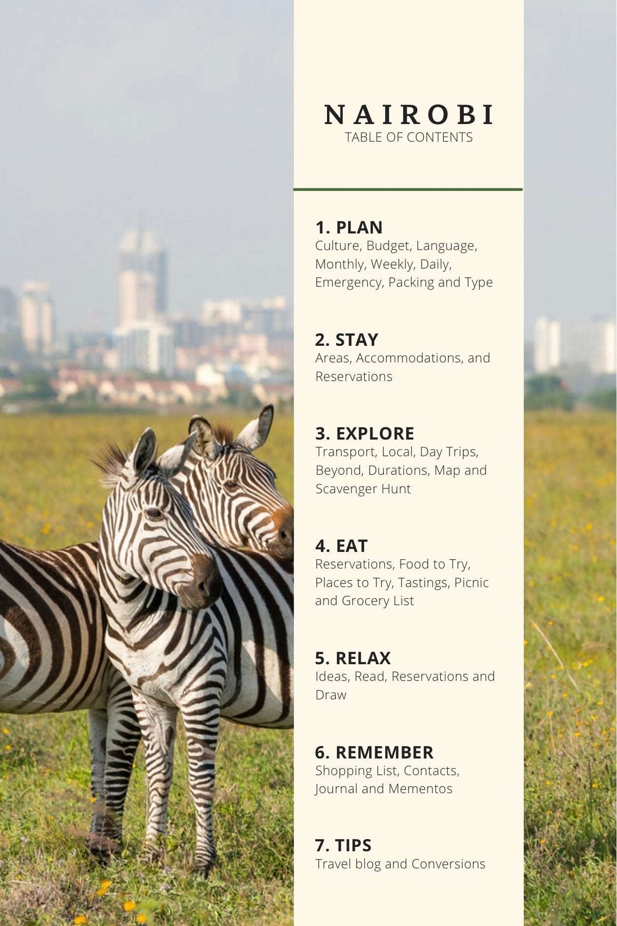 Nairobi Travel Planner of Kenya Safari Routes, Culture, & City Tips