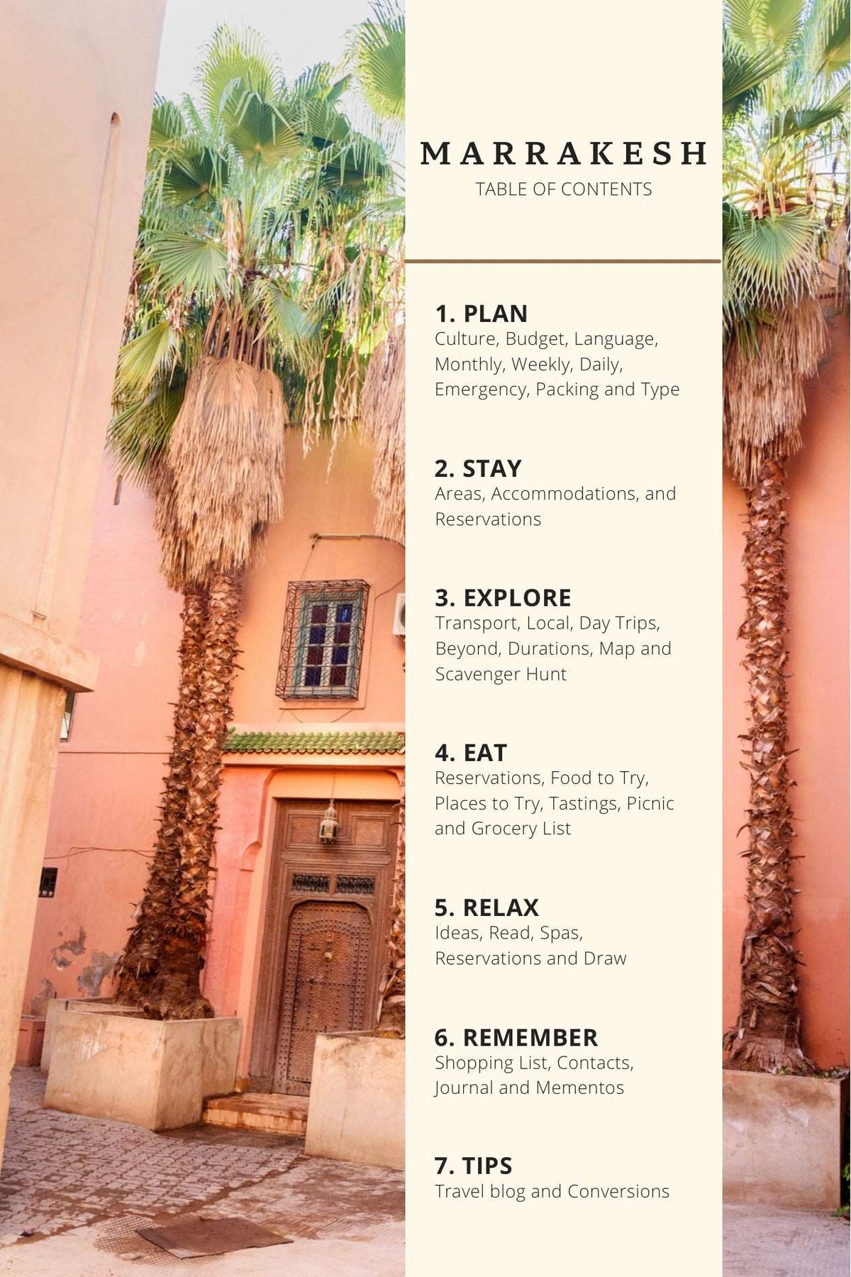 Marrakesh (Marrakech) Planner & Travel Guidebook | Printed for Mindful Travelers