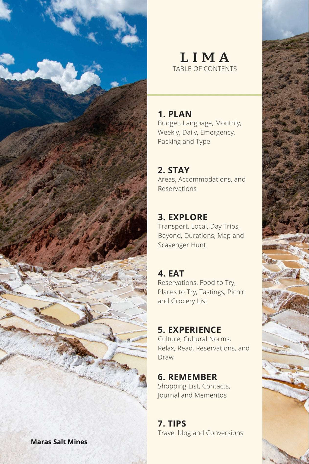 Peru Trip Planner for Lima, Cusco & Machu Picchu Guide