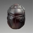 Glass Scarab Pendant Necklace