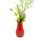 Calliope Heart Vase - Ladybug Red by Papillon Marketplace Online