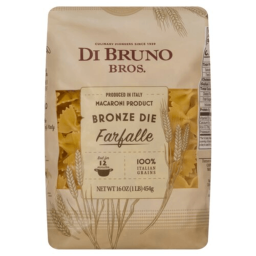 Bronze-Cut Farfalle Pasta, 16 oz