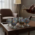 Confetti Rock Shot Glass | Handcrafted Mexican Cognac-Style Glass