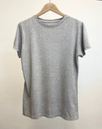 Spun Bamboo Women's Bamboo/Cotton Short Sleeve Crew Neck T-Shirt - Heather Grey by Spun Bamboo
