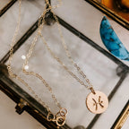 Astrology Hand Stamped Coin Necklace by Derive Jewelry
