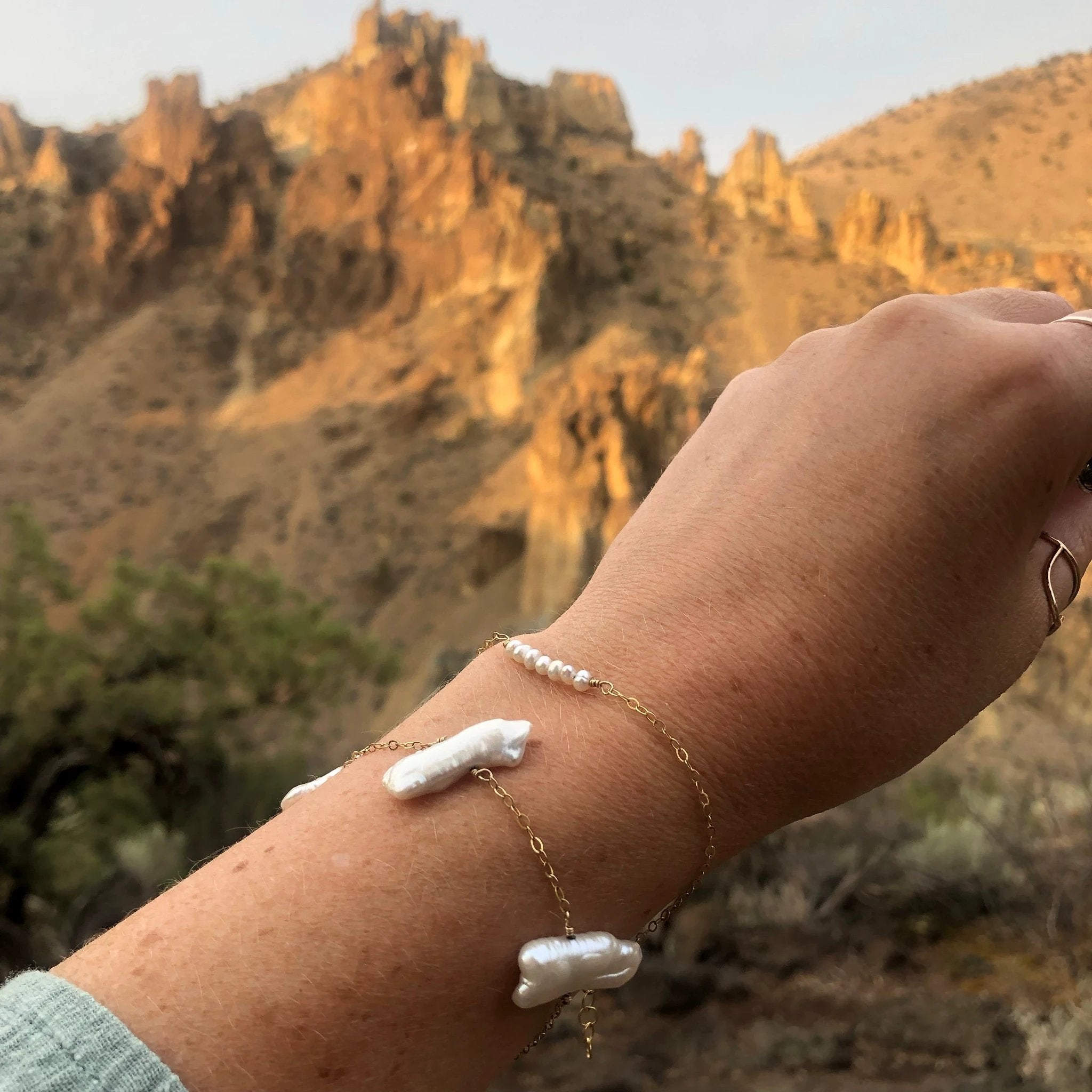 Freshwater Pearl Bracelet by Derive Jewelry