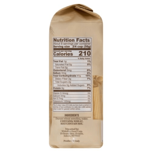 Bronze-Cut Rigatoni Pasta, 16 oz