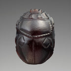 Glass Scarab Earrings