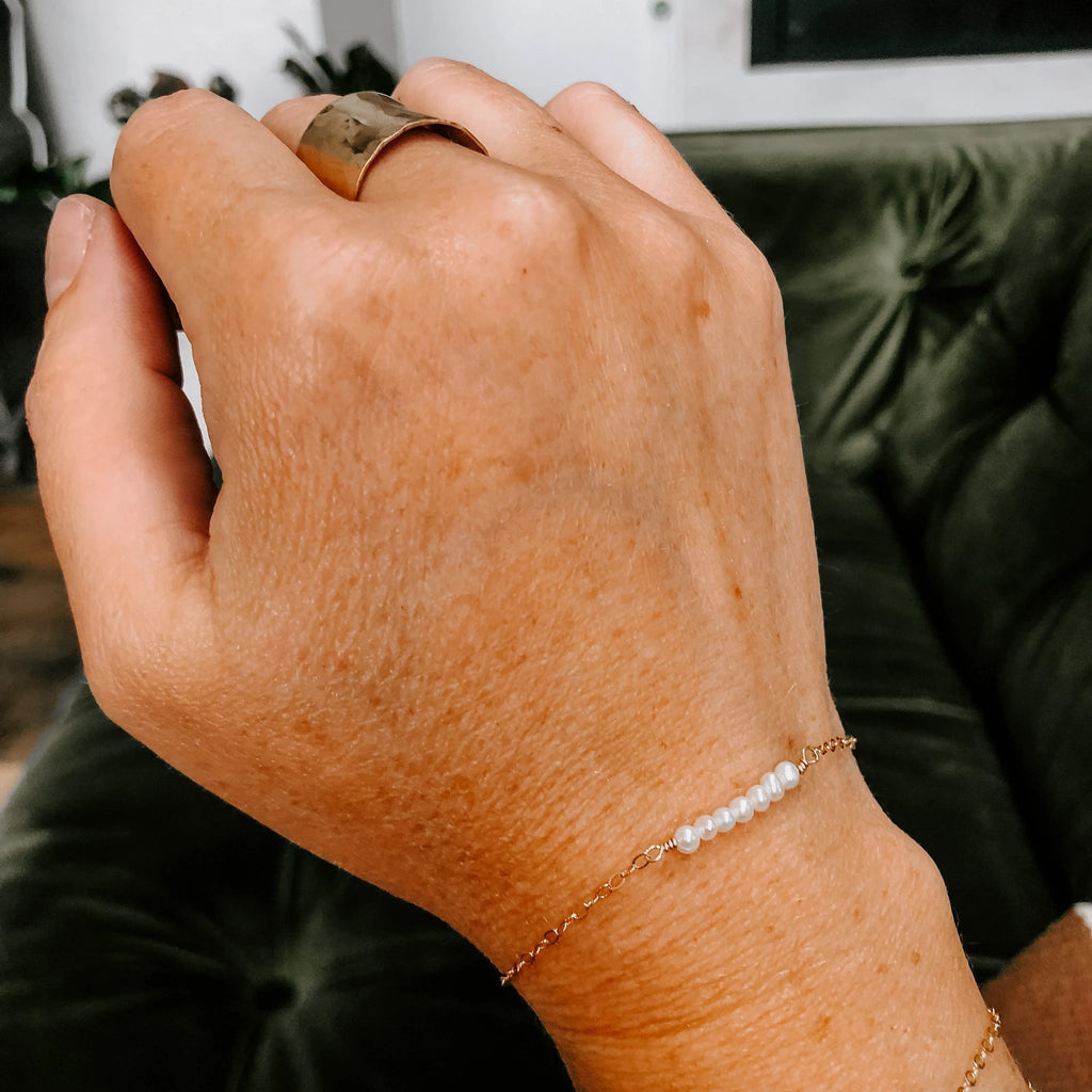 Freshwater Pearl Bracelet by Derive Jewelry