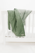 Ivy Gingham Quilted Blanket