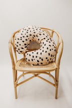 Beige Black Marks Sahara Nursing Pillow Cover