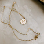 Astrology Hand Stamped Coin Necklace by Derive Jewelry