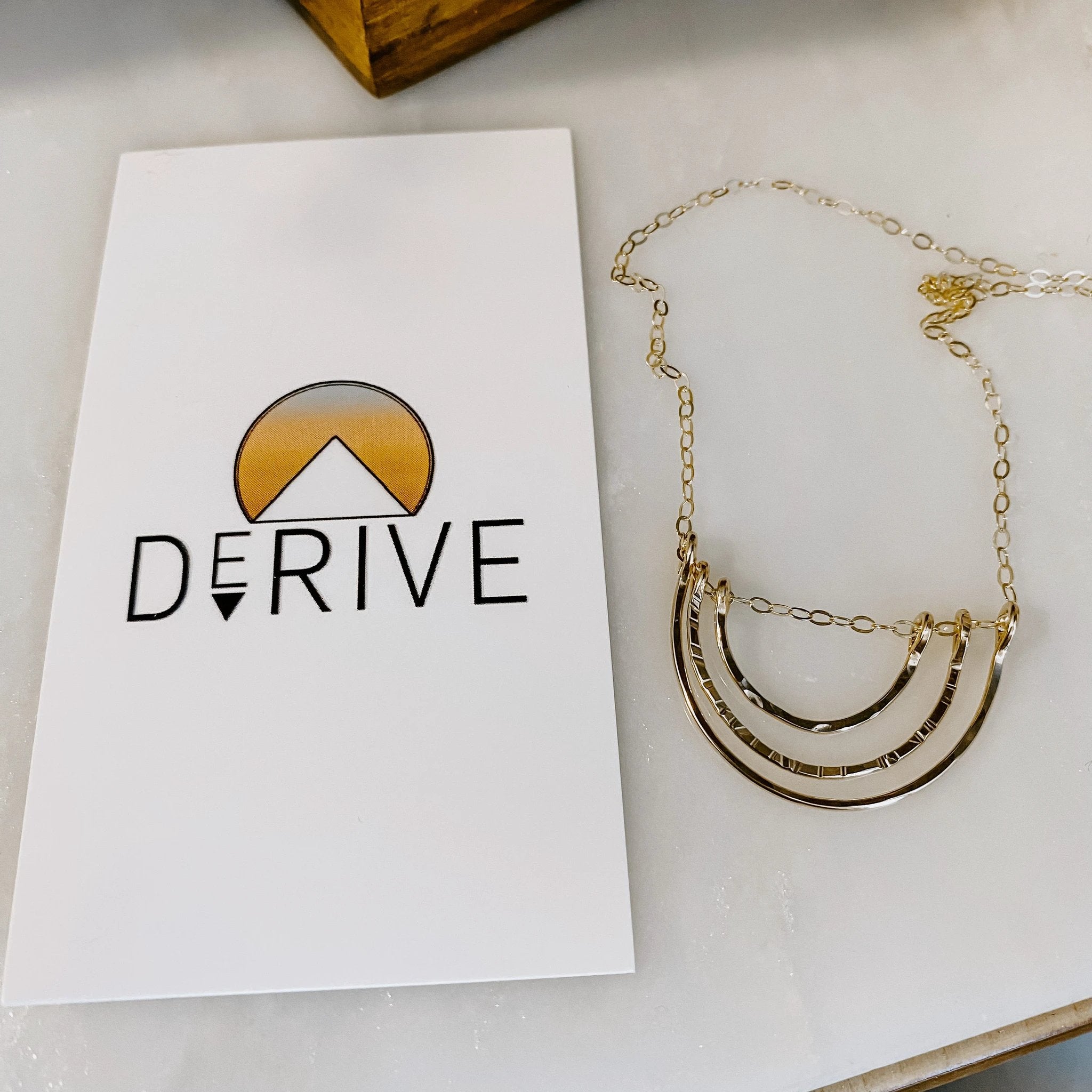 Little Rainbow Necklace by Derive Jewelry
