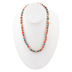 Immeasurable Multicolor Ocean Jade Golden Wrap Necklace Necklaces La Vie Bien Immeasurable Multicolor Ocean Jade Golden Wrap Necklace