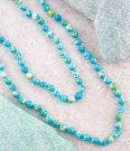 Immeasurable Ocean jade Blue Knotted Necklace by Barse Jewelry