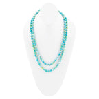 Immeasurable Ocean jade Blue Knotted Necklace by Barse Jewelry