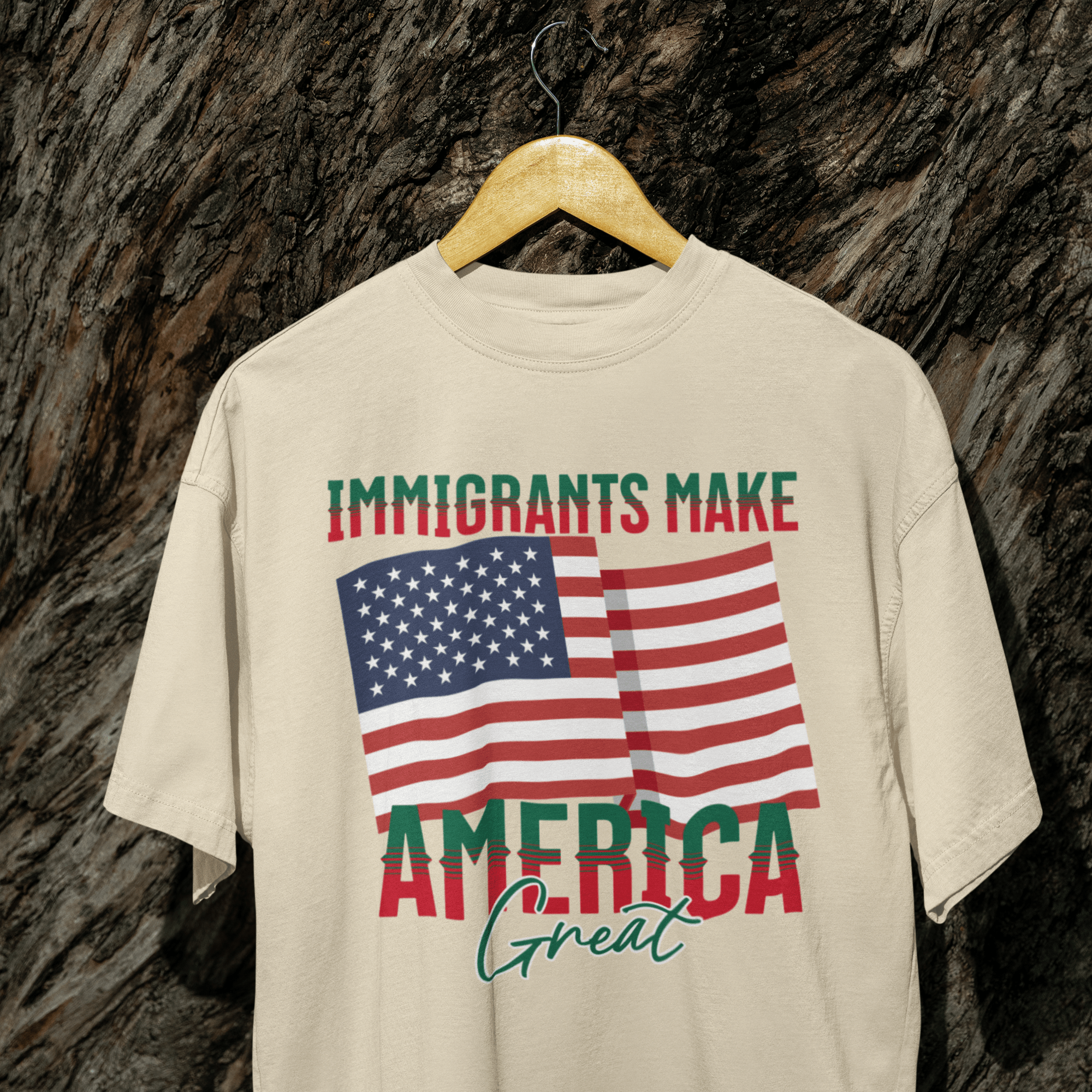Immigrants Make America Great T-shirt | Latino Viral Tees | 3 Colors T-Shirt La Vie Bien Immigrants Make America Great T-shirt | Latino Viral Tees | 3 Colors