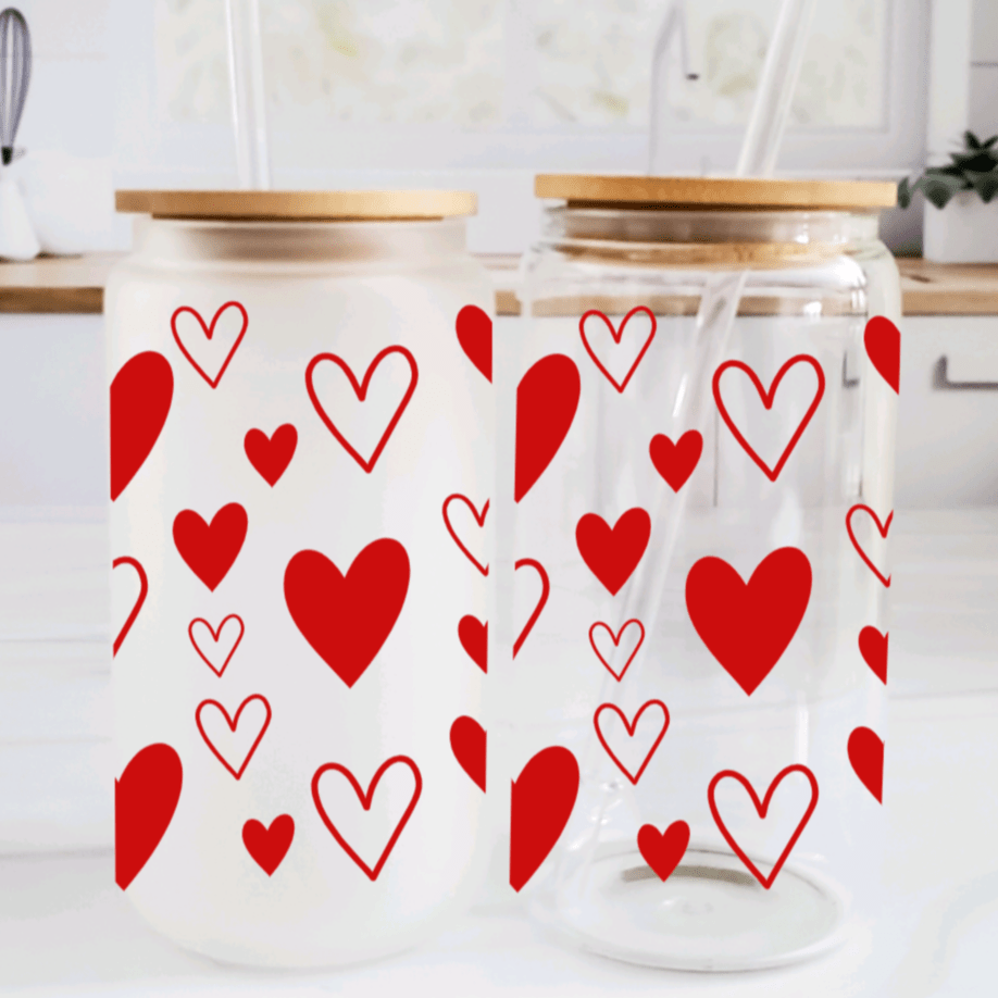 Imperfect 16oz Glass Can Cups Drinkware La Vie Bien Imperfect 16oz Glass Can Cups