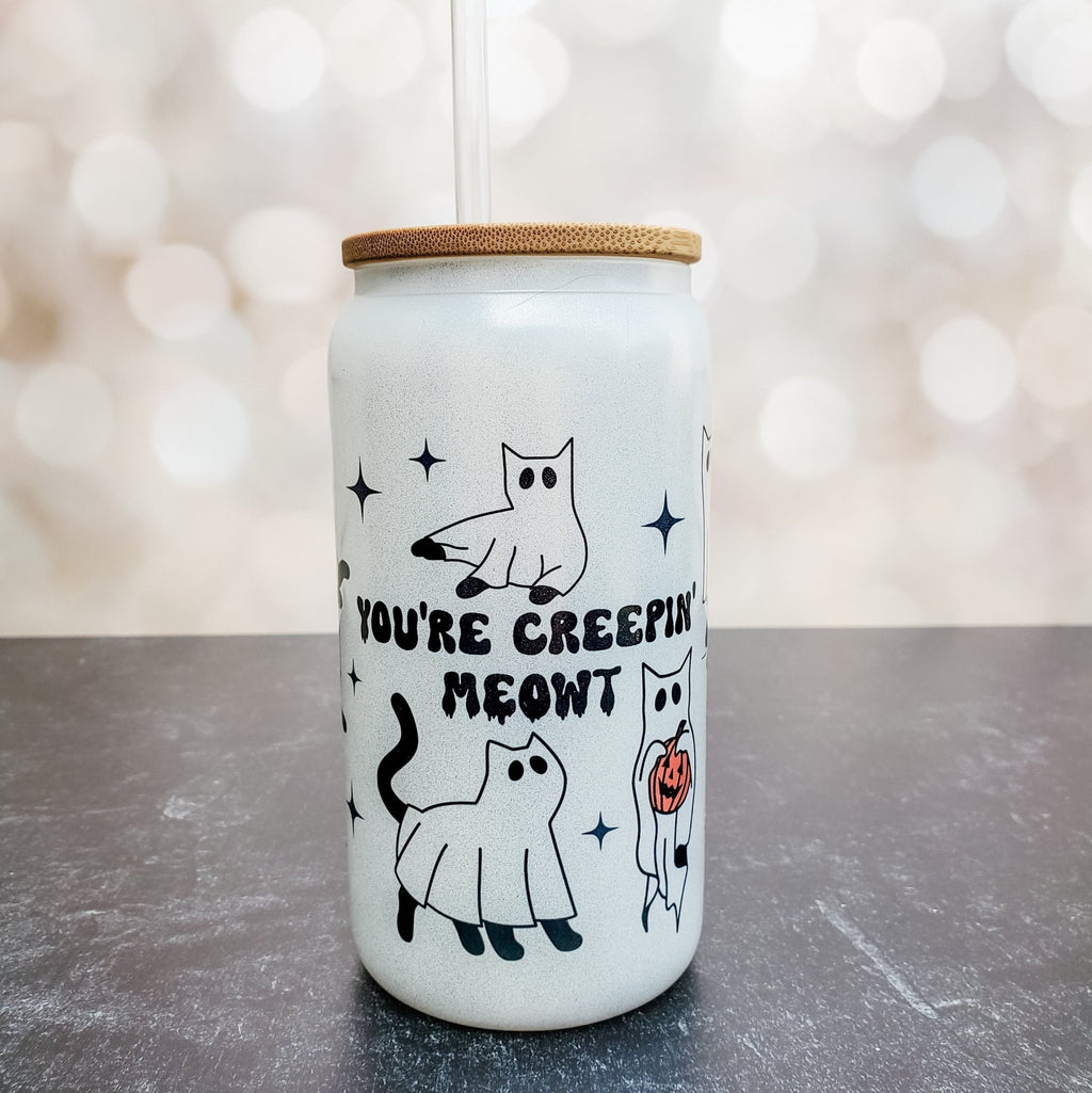 Imperfect 16oz Glass Can Cups Drinkware La Vie Bien Imperfect 16oz Glass Can Cups