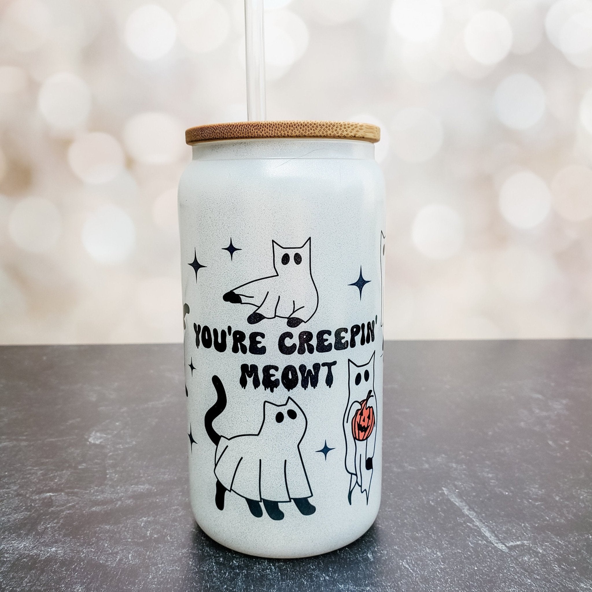 Imperfect 16oz Glass Can Cups Drinkware La Vie Bien Imperfect 16oz Glass Can Cups