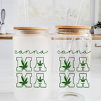 Imperfect 16oz Glass Can Cups Drinkware La Vie Bien Imperfect 16oz Glass Can Cups