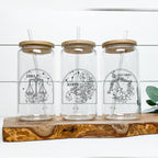 Imperfect 16oz Glass Can Cups Drinkware La Vie Bien Imperfect 16oz Glass Can Cups