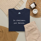 In Italiano, Per Favore. Graphic Tee, Minimalist Italian Phrase T-Shirt T-Shirt La Vie Bien In Italiano, Per Favore. Graphic Tee, Minimalist Italian Phrase T-Shirt